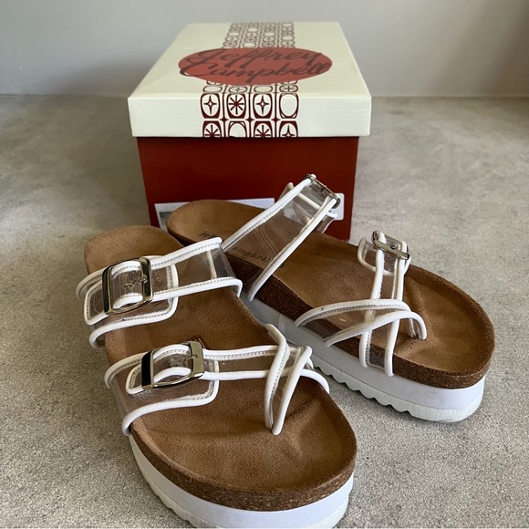 Jeffrey Campbell Fatu Sandal - clear/white - Picture 2 of 9